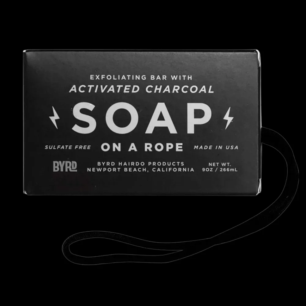 Nuorder Suihkugeelit & Palasaippuat>Palasaippua Charcoal on a rope!