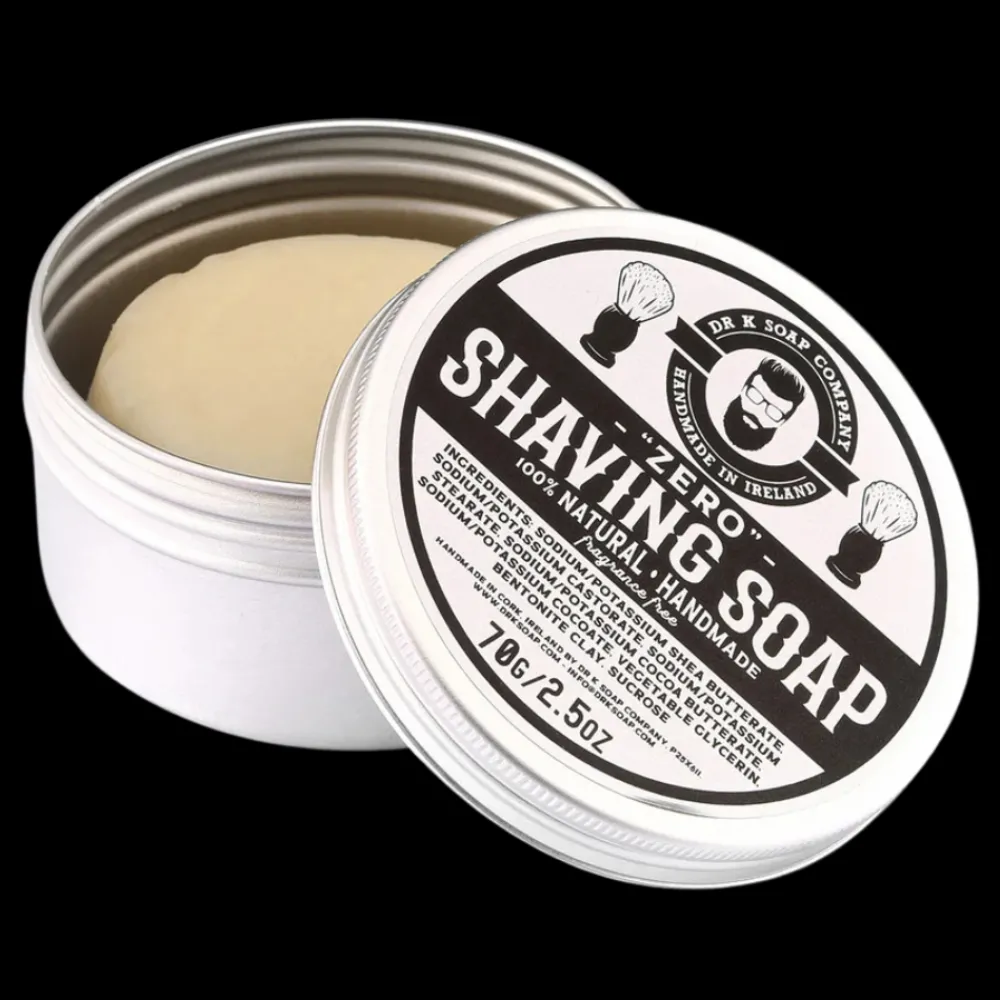 Dr K Soap Parranajovoiteet>Parranajosaippua Zero Tuoksuton 70g