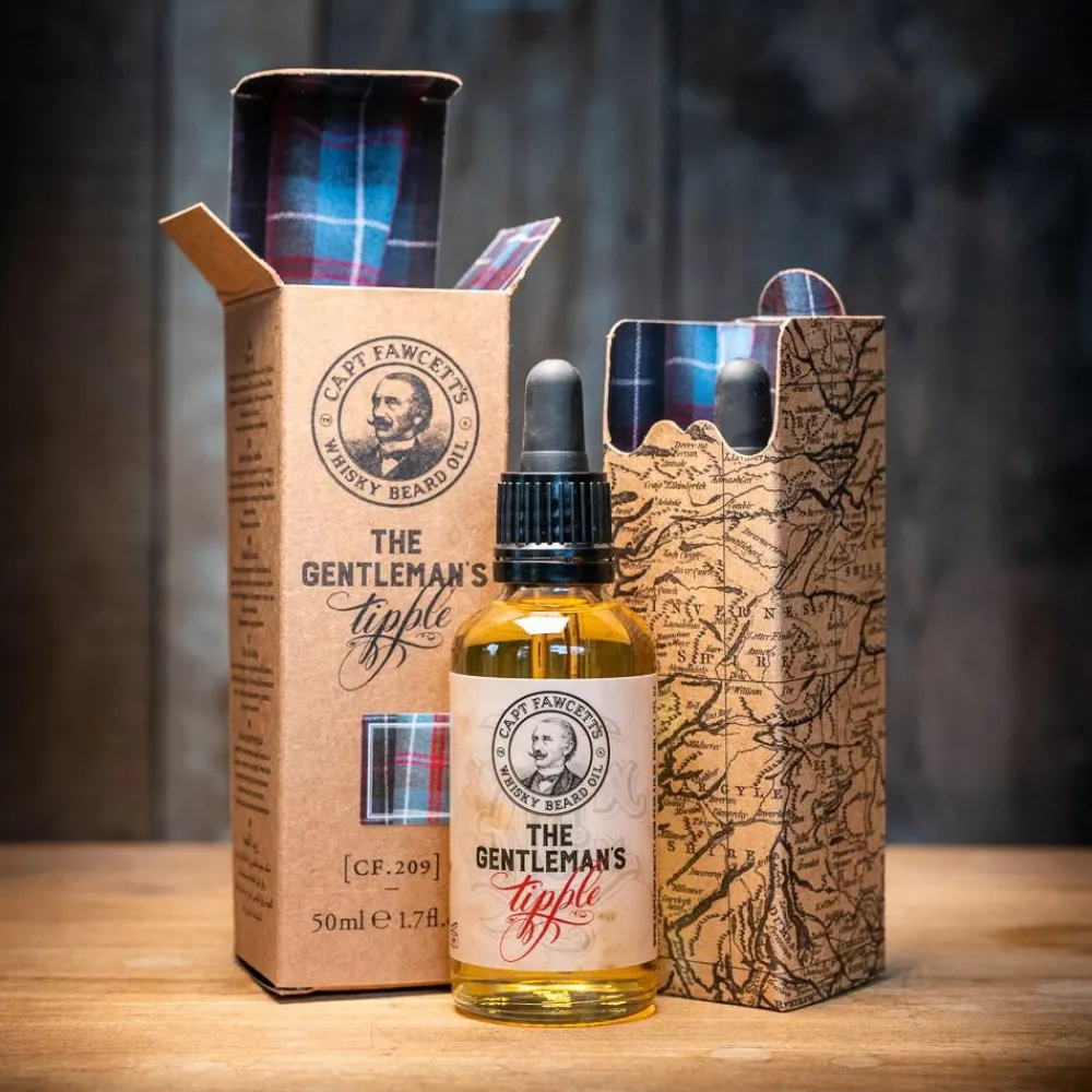 Captain Fawcett Partaöljyt>Partaöljy Whisky Tipple 50ml