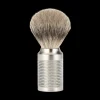 Muhle Partasudit>Partasuti Rocca Silvertip Badger Matte Silver