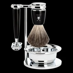 Muhle Parranajosetit>Shaving Set Rytmo Black