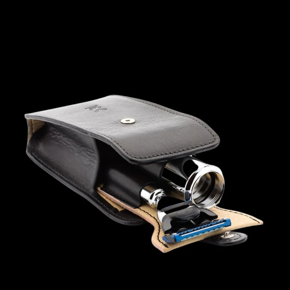 Muhle Partahöylät>Travel Leather Case Black